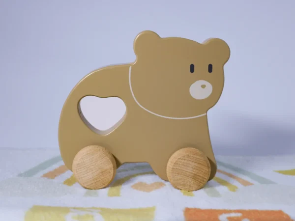 Carrito de Animal - Conejo Rosa - Oso Café