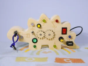 IMG_0305 Tortuga Sensorial - Dinosaur Busy Board