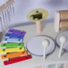 Mesita Musical Montessori Para Bebé de Madera - Instrumental