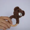 Sonaja de Osito Tejida Tipo Crochet