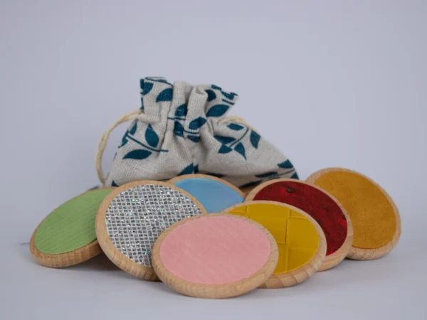 Fichas Sensoriales con Diferentes Texturas + Bolsita