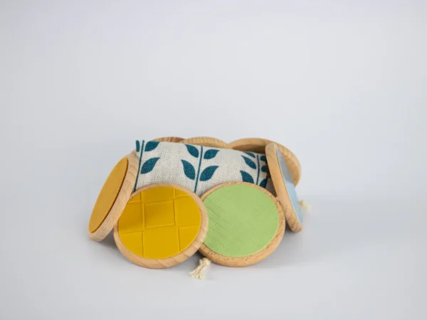 Fichas Sensoriales con Diferentes Texturas + Bolsita